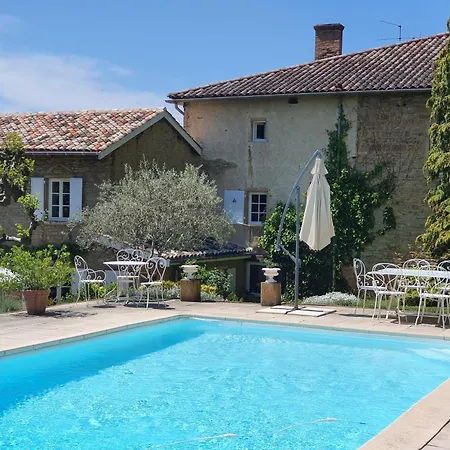 Bed & Breakfast Domaine Des Franchises - Beaujolais Village - Charme Et Authenticite Au Coeur Des Pierres Dorees
